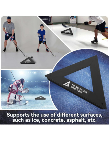 Rebotador de Pases de Hockey YUEYIN 66 cm Entrenador Multi-Ángulo