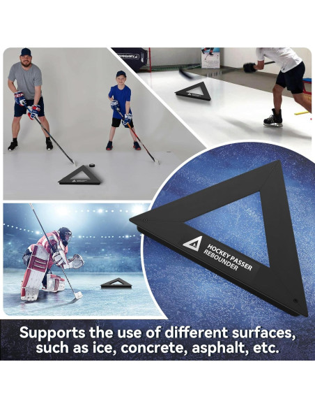 Rebotador de Pases de Hockey YUEYIN 66 cm Entrenador Multi-Ángulo