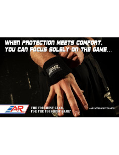 Protector de Muñeca A&R Sports para Hockey Negro 2