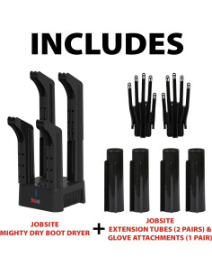 Secador de Botas y Guantes JobSite Mighty Dry - Secado Rápido 2