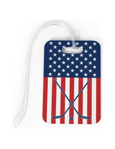 Etiqueta de Equipaje Mediana ChalkTalkSPORTS Hockey Estándar