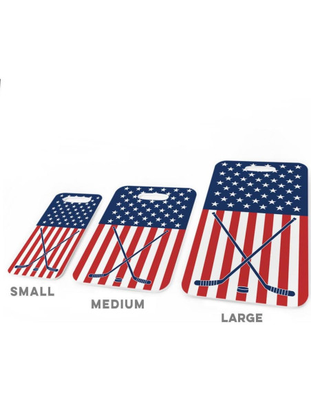 Etiqueta de Equipaje Mediana ChalkTalkSPORTS Hockey Estándar