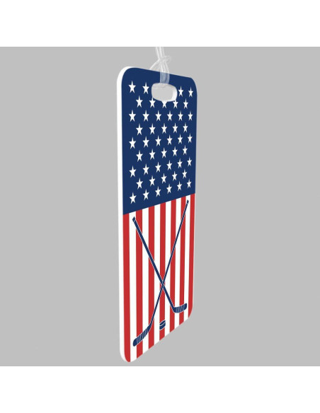 Etiqueta de Equipaje Mediana ChalkTalkSPORTS Hockey Estándar