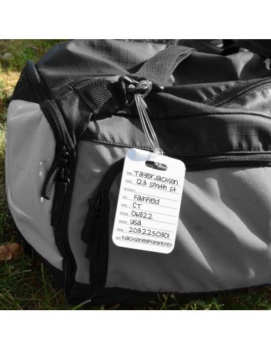 Etiqueta de Equipaje Mediana ChalkTalkSPORTS Hockey Estándar