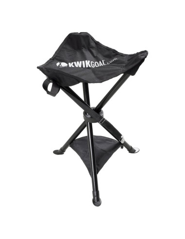 Asiento de Entrenador Kwik Goal Negro 43 cm Plegable