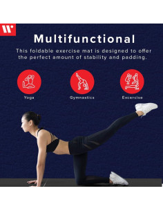 Alfombrilla de Ejercicio Plegable We Sell Mats 1.22x2.44m 5.08cm 2