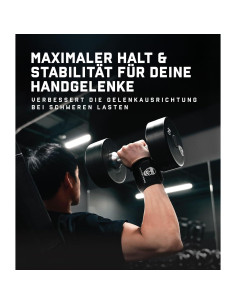 Muñequera de Levantamiento de Pesas Gymreapers 45.72 cm IPF 2