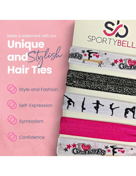 Coletas Gimnásticas SportyBella 5 Piezas - Accesorios para Gimnasia