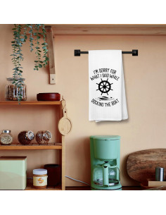 Toalla de Cocina Voatok Ancla Barco 60x40cm Absorbente 2