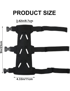 Protector de brazo de tiro con arco Lenpestia ajustable unisex 2
