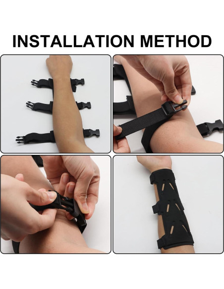 Protector de brazo de tiro con arco Lenpestia ajustable unisex