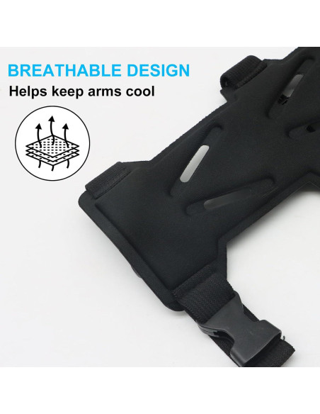 Protector de brazo de tiro con arco Lenpestia ajustable unisex