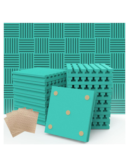 Paneles Acústicos GZ-L 30.48x30.48cm 42PACK Insonorización