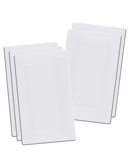 Placas de Pared Sin Tornillos Aadniee 1 Gang 5 Piezas Blanco