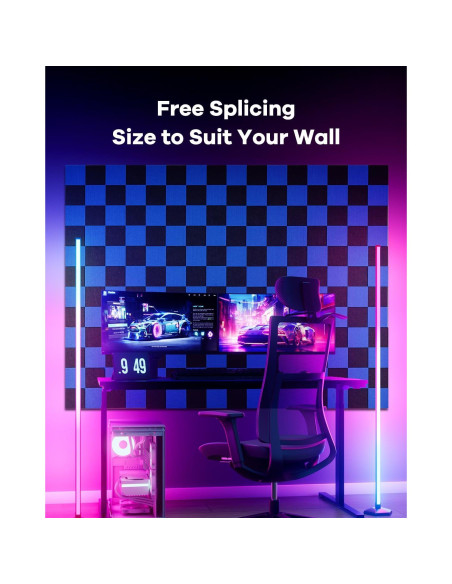 Paneles Acústicos Aislantes Soundsbay, 12 Piezas 30.48cm Azul+Negro