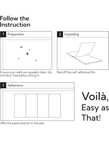 Paneles Acústicos Autoadhesivos Olanglab 4 Pack 120x60 cm Madera