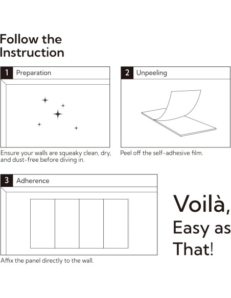 Paneles Acústicos Autoadhesivos Olanglab 4 Pack 120x60 cm Madera