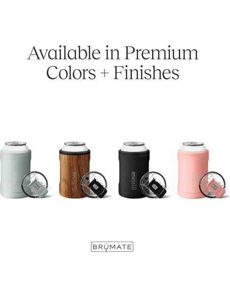 BrüMate Hopsulator Duo Enfriador de Latas 12oz y Vaso Aislado