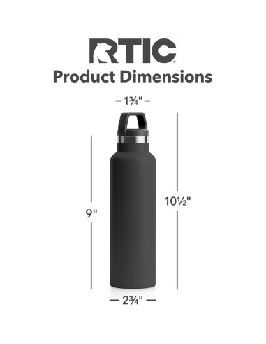 Botella de Agua RTIC 590 ml Acero Inoxidable Doble Pared