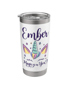 Vaso Térmico Personalizado Ember 20 oz Acero Inoxidable Blanco