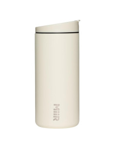 Vaso Aislado MiiR Flip Traveler 12oz Acero Inoxidable Blanco