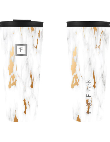 Taza de Acero Inoxidable IRON FLASK 32 Oz Calacatta