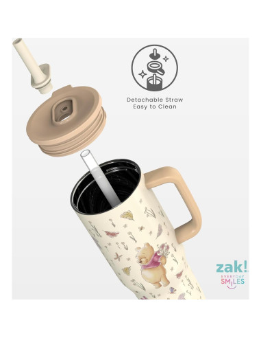 Vaso de Viaje Aislado Zak Designs 30oz Winnie the Pooh