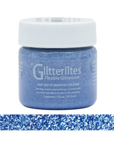 Pintura Acrílica Brillante Angelus 29.57ml Azul Bebé 2