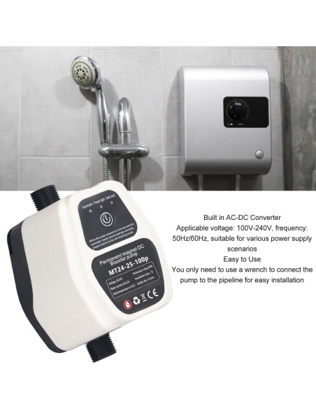 Bomba de Presión Booster 24V DC 100W 25L/min Automática