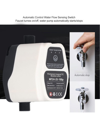 Bomba de Presión Booster 24V DC 100W 25L/min Automática