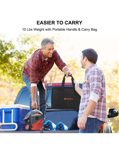 Ducha de Gas Propano Portátil Camplux 5L con Bomba