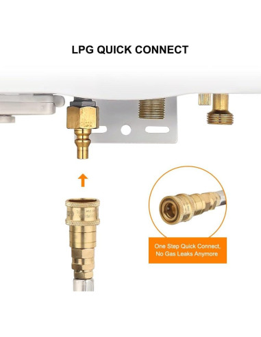 Ducha de Gas Propano Portátil Camplux 5L con Bomba