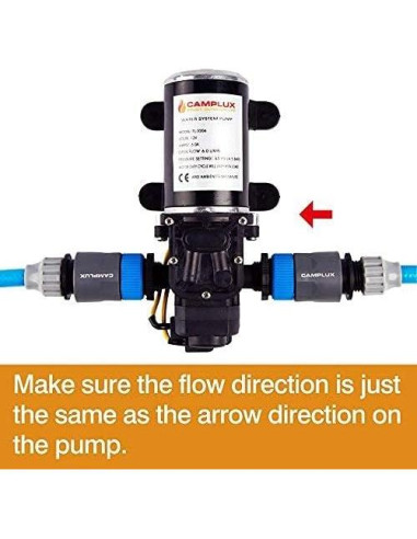 Ducha de Gas Propano Portátil Camplux 5L con Bomba