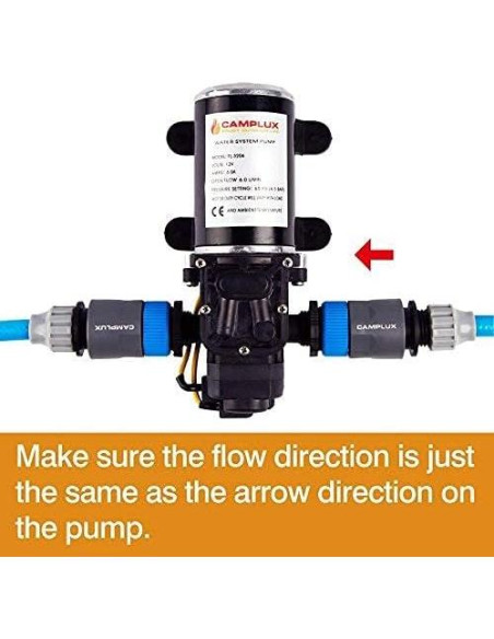 Ducha de Gas Propano Portátil Camplux 5L con Bomba