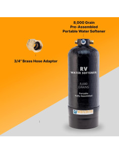 Descalcificador de Agua Portátil RV Water Filter 8000 Granos 2