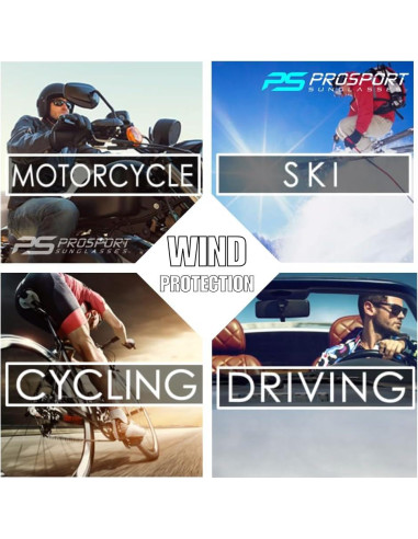 Gafas de sol Bikershades Dragster con almohadillas de espuma