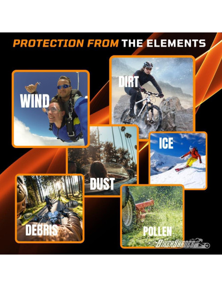 Gafas de sol Bikershades Dragster con almohadillas de espuma