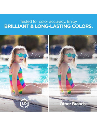 Cartucho de tinta compatible LD para Brother LC75 - 6 unidades