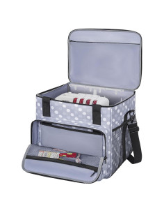 Funda para Overlock GMAK Universal con Base Acolchada Gris