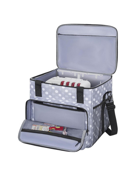 Funda para Overlock GMAK Universal con Base Acolchada Gris