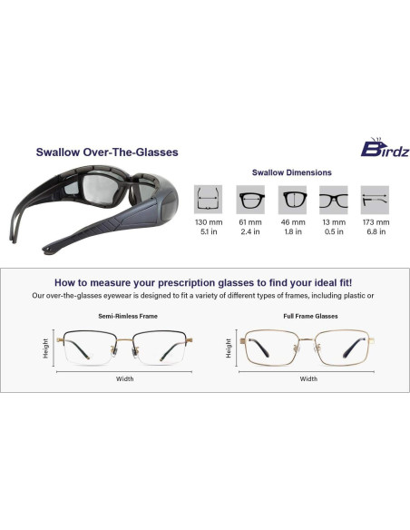 Gafas de seguridad Birdz Swallow con almohadillas de espuma Gafas de seguridad Birdz Swallow con almohadillas de espuma