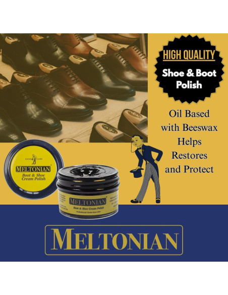 Crema para Calzado Meltonian 142, Pulimento a Base de Aceite