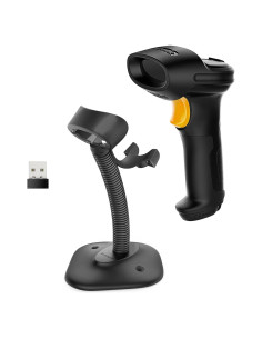 Escáner de Código de Barras Inateck BCST-60 Negro con Soporte