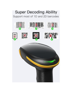 Escáner de Códigos de Barras 2D Inateck BCST-35 Inalámbrico 2