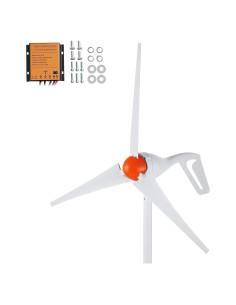 Generador Eólico Happybuy 500W 12V 3 Aspas Controlador MPPT