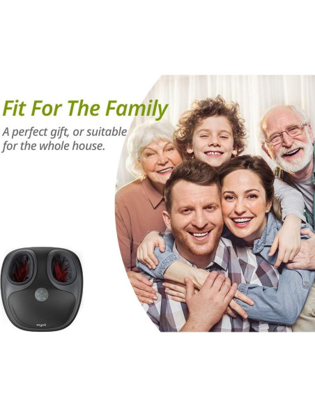 Masajeador de pies eléctrico Mynt Shiatsu con calor y compresión