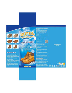 Limpiador de zapatos de gamuza Nexkayee 191 g con cepillo y toalla