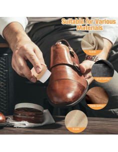 Kit de Limpieza para Suede y Cuero Genérico - 2 Piezas 2