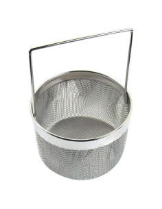 Cesta de limpieza ultrasónica FindingKing 10 cm acero inoxidable