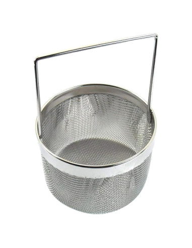 Cesta de limpieza ultrasónica FindingKing 10 cm acero inoxidable